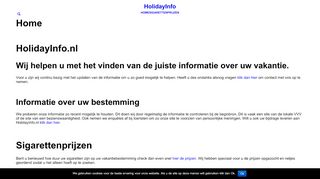 holidayinfo.nl