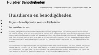 huisdierbenodigheden.nl