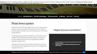 pianowebsite.nl