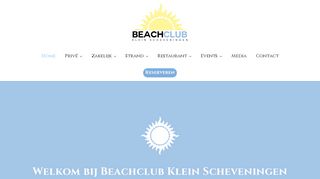 www.beachclubkleinscheveningen.nl