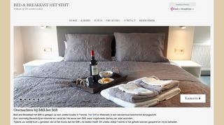 www.bedandbreakfasthetstift.nl