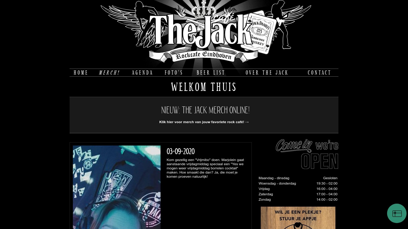 www.cafethejack.nl