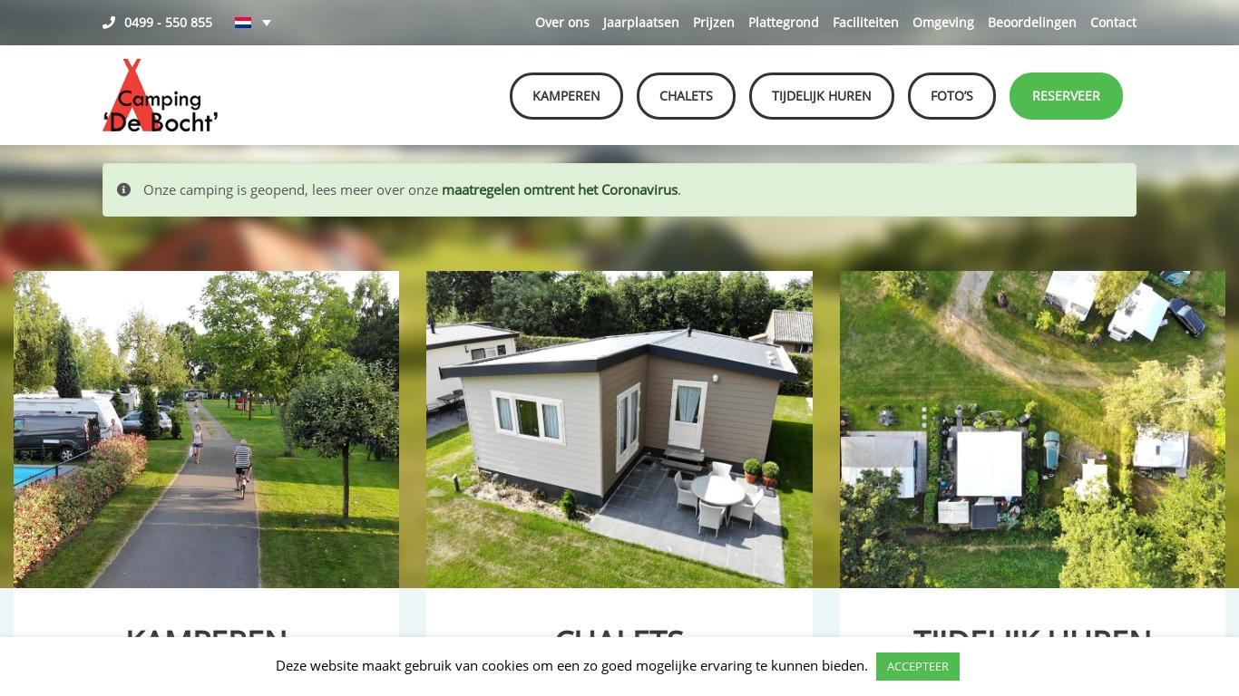 www.campingdebocht.nl