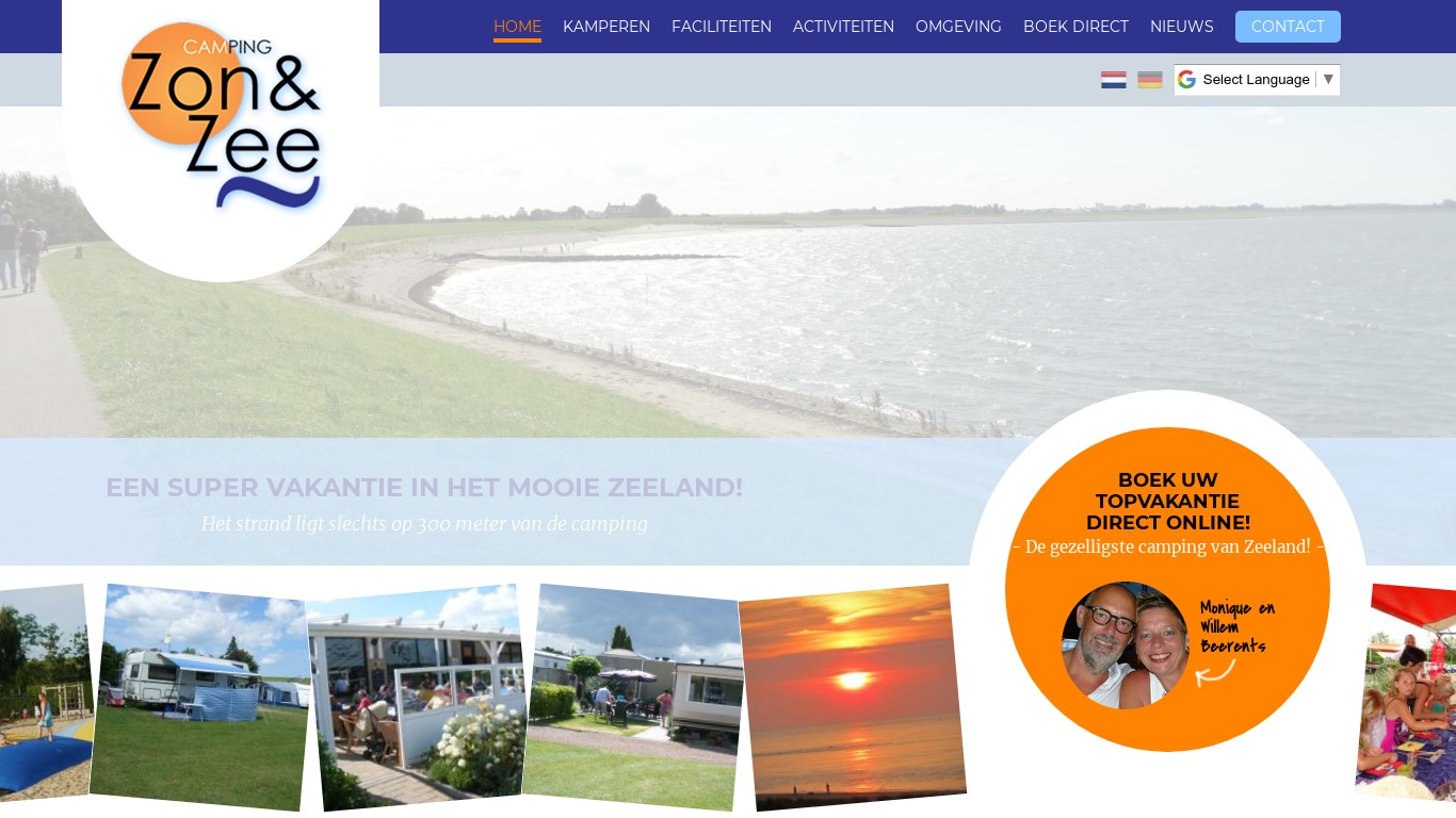 www.campingzonenzee.nl