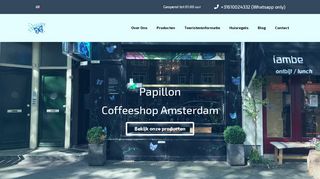 www.coffeeshoppapillonamsterdam.nl