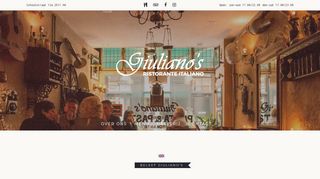 www.giulianos.nl