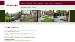 www.hoveniersbedrijfvanwendel.nl