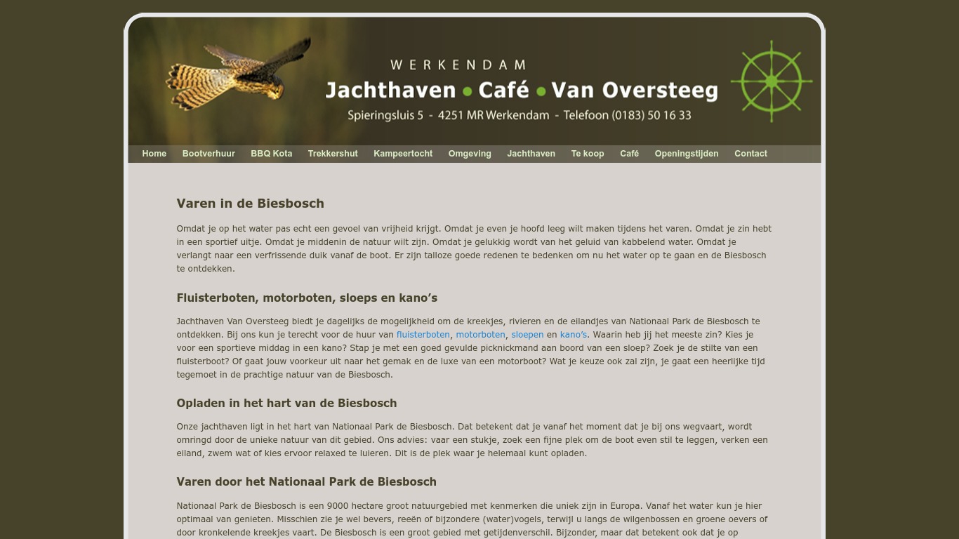 www.jachthavenoversteeg.nl