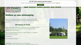www.minicamping-depunder.nl