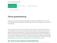 www.rente-spaarrekening.nl