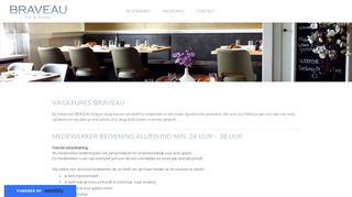 www.restaurantbraveau.nl