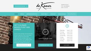 www.restaurantdekamer.nl