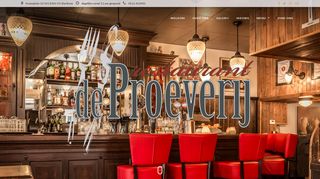 www.restaurantdeproeverij.nl