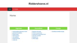 www.riddershoeve.nl