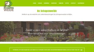 www.vakantiewoningendeschapenweide.nl